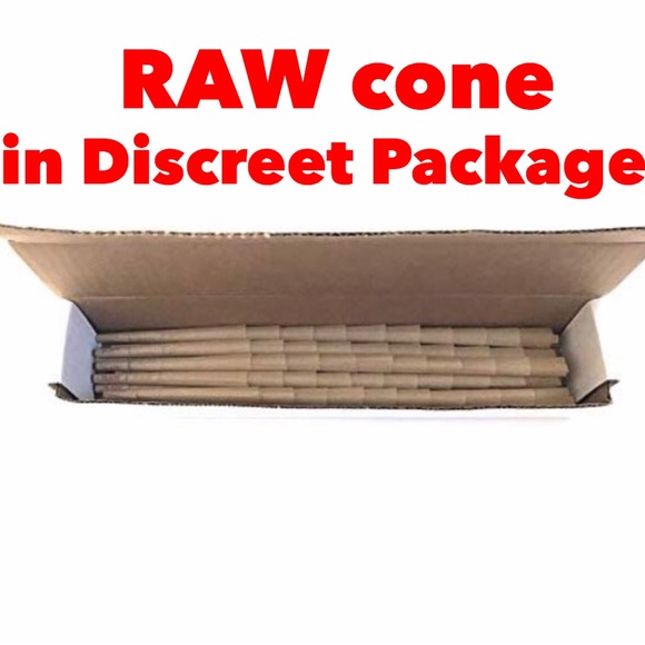 RAW organic 1 1/4size pre rolled cone (500 PK) with safety tube - Picture 8 of 9